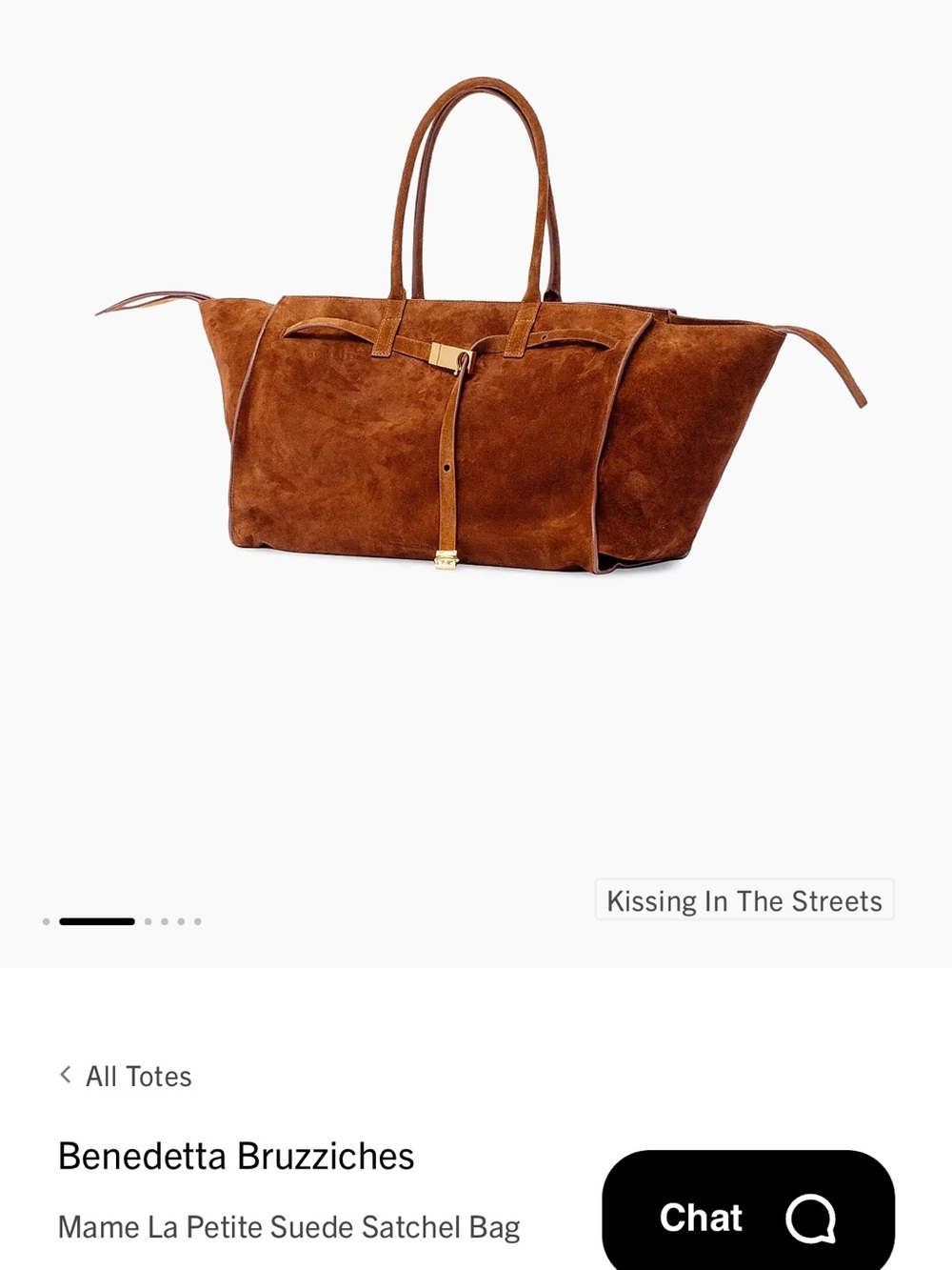 Brown Suede Satchel - Mame La Petite BRAND NEW WITH TAGS